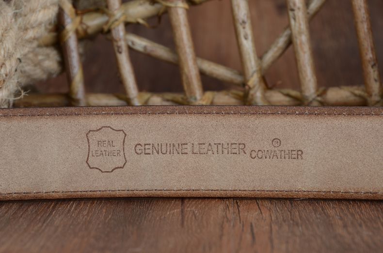 Thắt Lưng Da Bò Chính hãng COWATHER XF013 Nâu