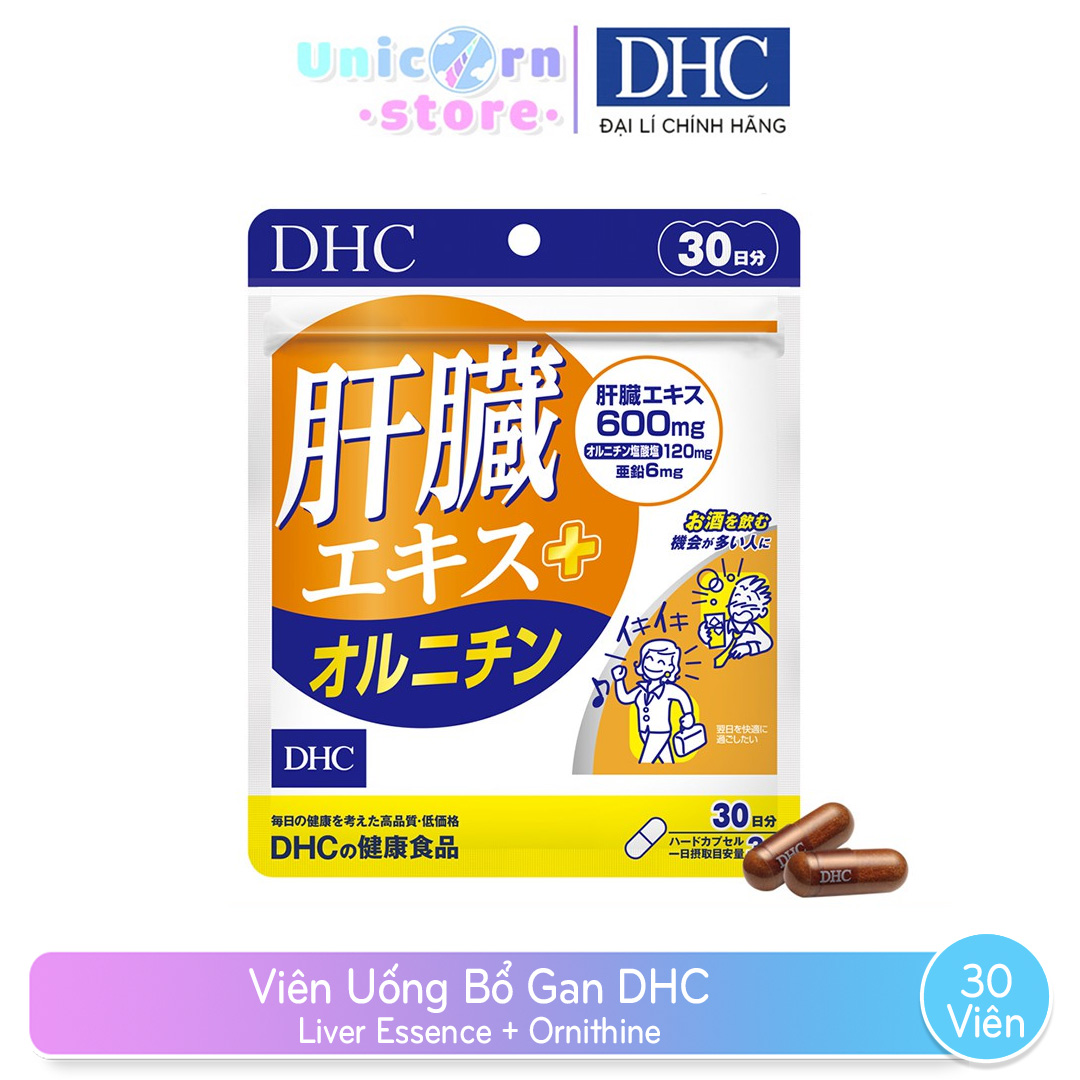 Thực phẩm chức năng Viên Uống Bổ Gan DHC Liver Essence + Ornithine