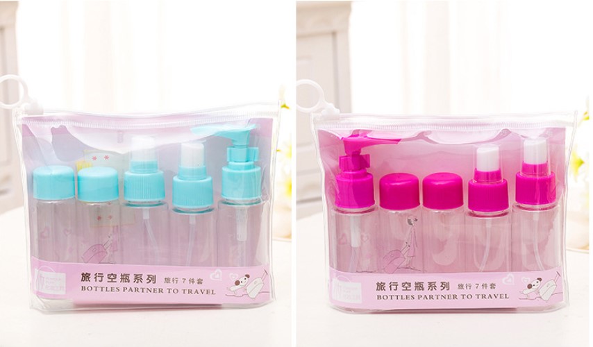 Bộ Chiết Mỹ Phẩm Du Lịch 5 Món - Hàng Chính Hãng (Giao màu ngẫu nhiên)