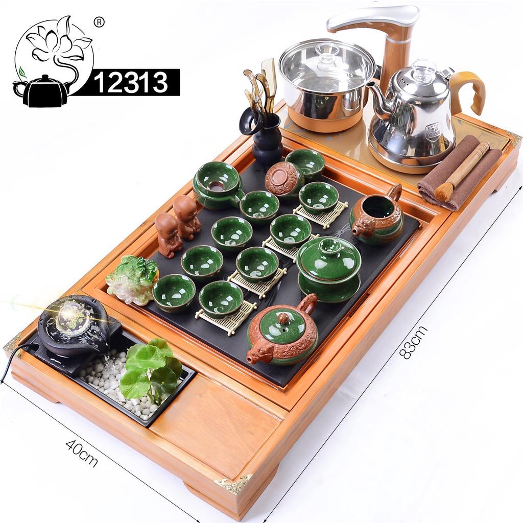 Bàn trà điện mã 123 gỗ thông - bàn trà điện thông minh đa năng - bảo hành 12 tháng - làm quà tặng, quà biếu lịch sự, sang trọng, ý nghĩa.