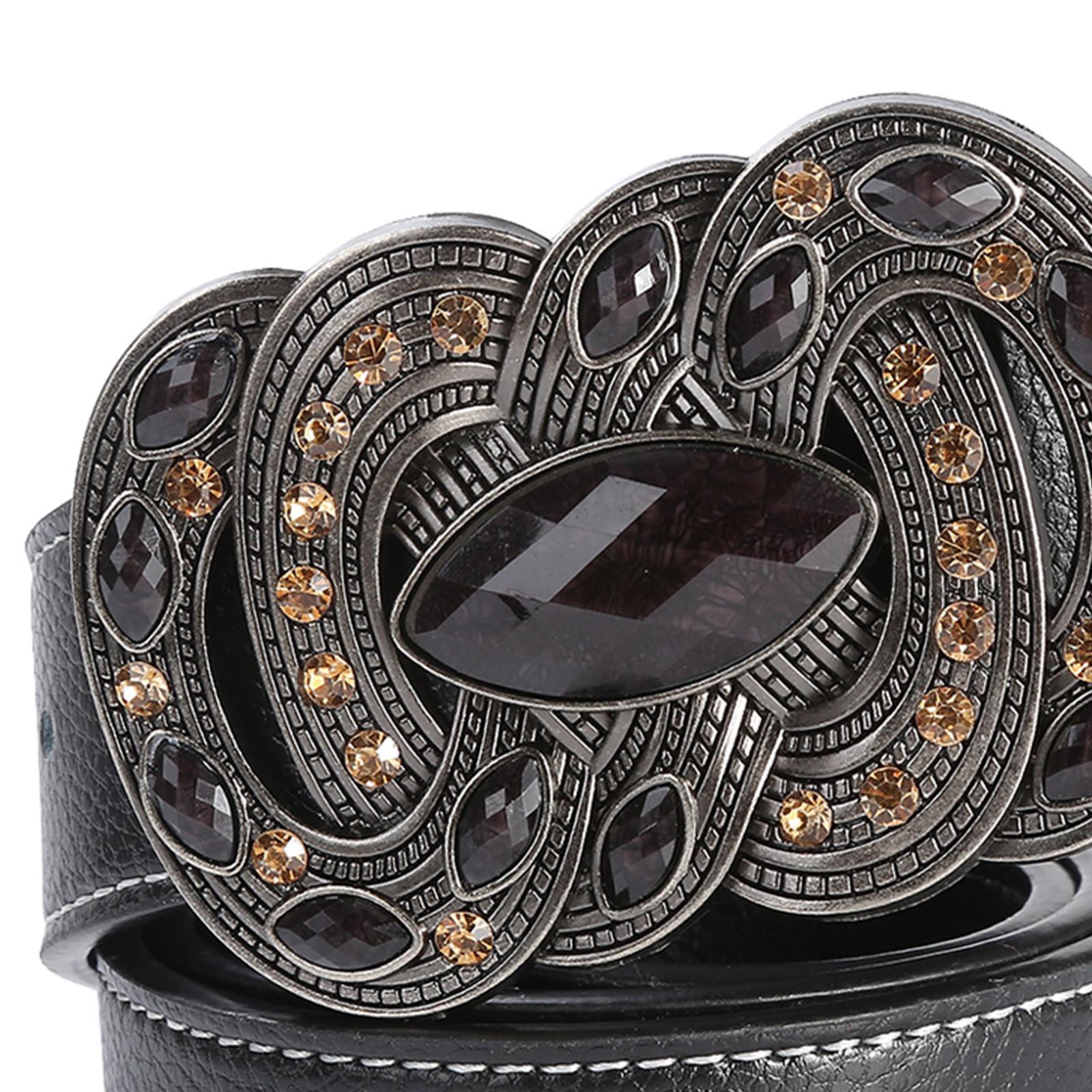 Classic Mens Leather Belt Western Cowboy Belt Work Business Dress Belt Clothes Accessories