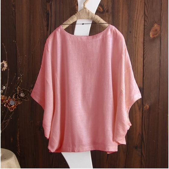 ️Có Big Size️ Áo Kiểu Trung Niên Trẻ Trung Tay Cánh Dơi Form Rộng Giấu Bụng Hàn Quốc,Thời Trang U30+