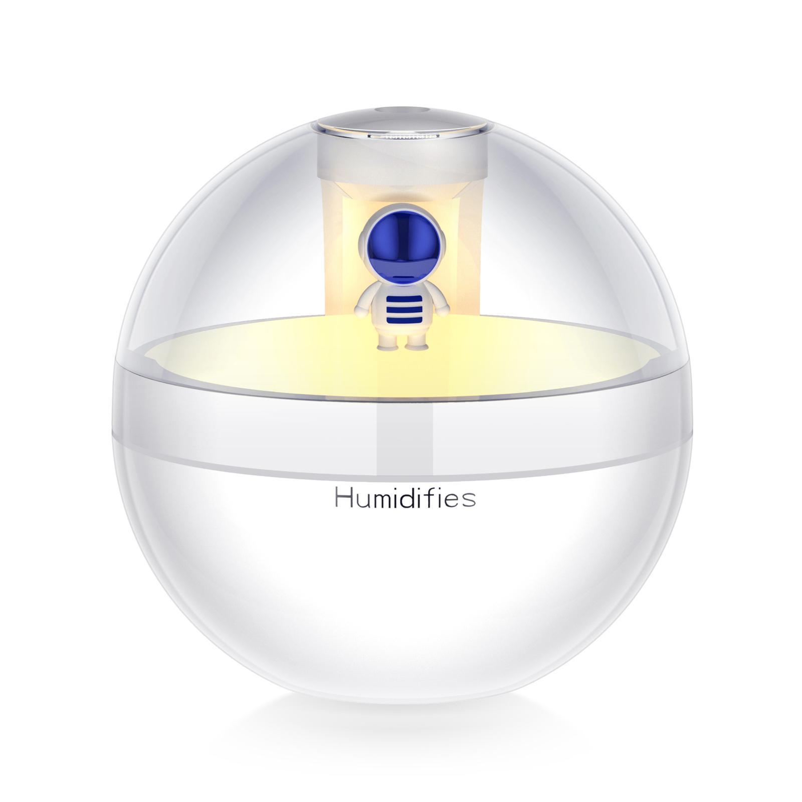 220ml Portable Mist Humidifier USB Professional Auto Shut Off Universal White