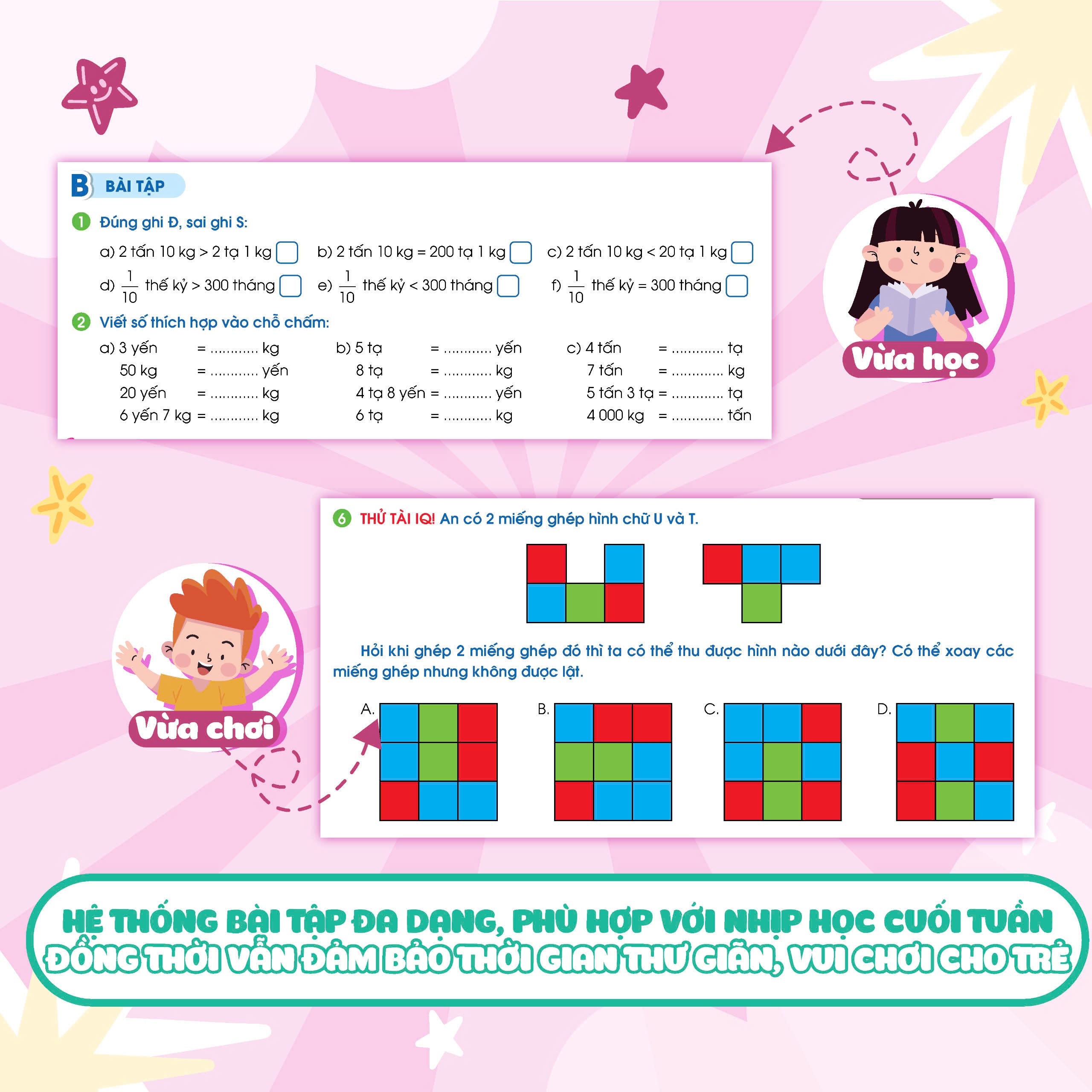 Phiếu bài tập cuối tuần Toán lớp 4