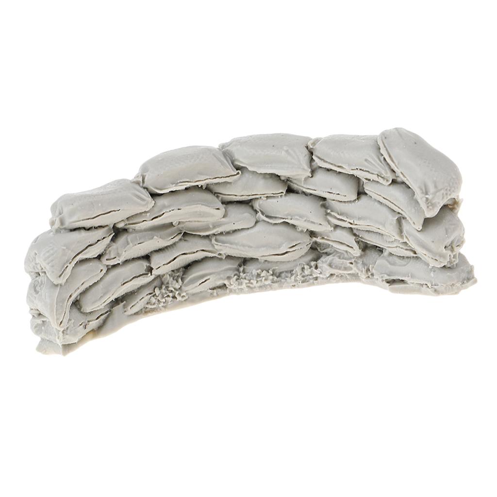 1:35 Nhựa Thế Chiến Thứ Hai Mô Hình Cảnh Phần Bao Cát Tường Tự Làm Bố Trí Không Phủ Sơn Bộ Dụng Cụ