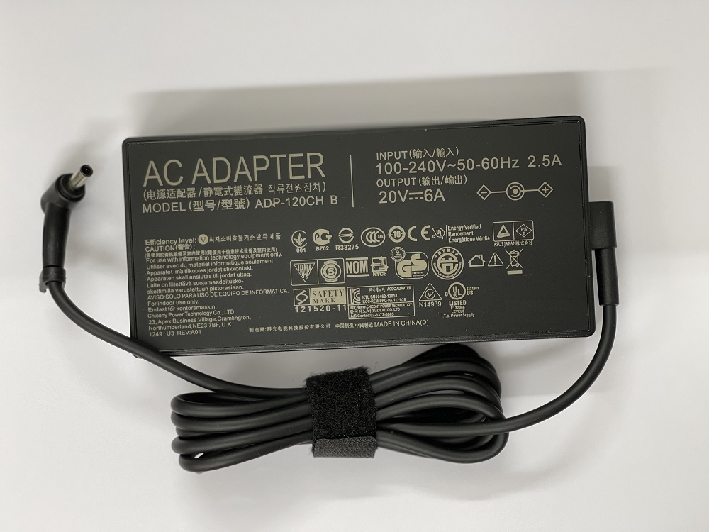 Sạc dành cho (adapter fit) Laptop ASUS Zenbook Flip 15 Q528 Q538EI cord 4.5X3.0MM 20V 6A 120W original - kèm dây nguồn hàng nhập khẩu 