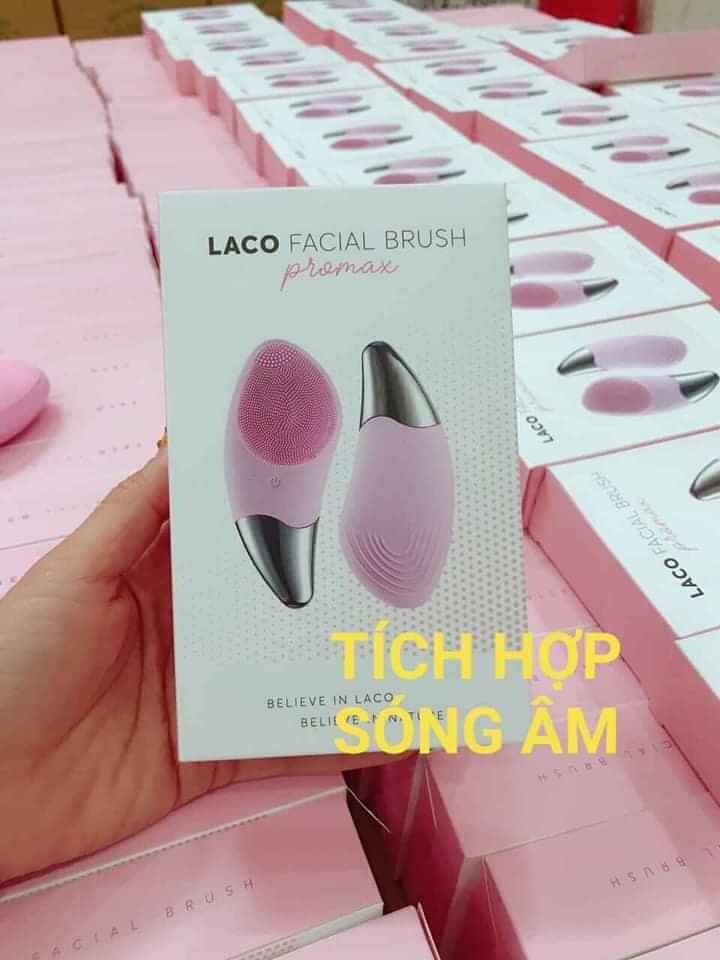 MÁY RỬA MẶT LACO PROMAX  Tích hợp sóng âm nâng cơ - LACO FACIAL BRUSH