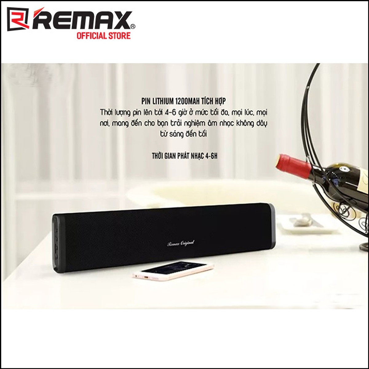 Loa Bluetooth Không Dây Di Động Remax RB - M33 [NEKOSHI]- Hàng Chính Hãng