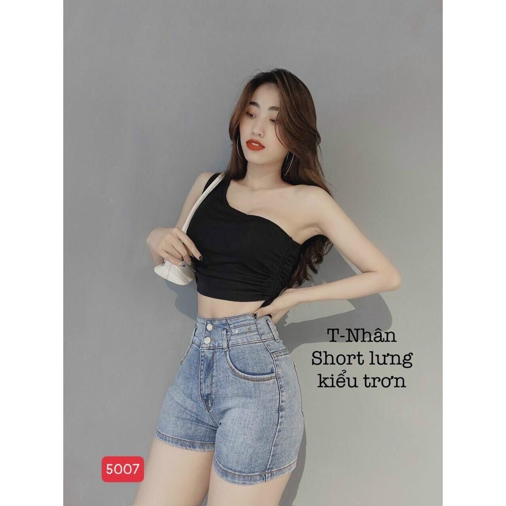 Quần short jean nữ trơn cao cấp vải co dãn nhẹ siêu hot hit Phuongnamshop20 z52