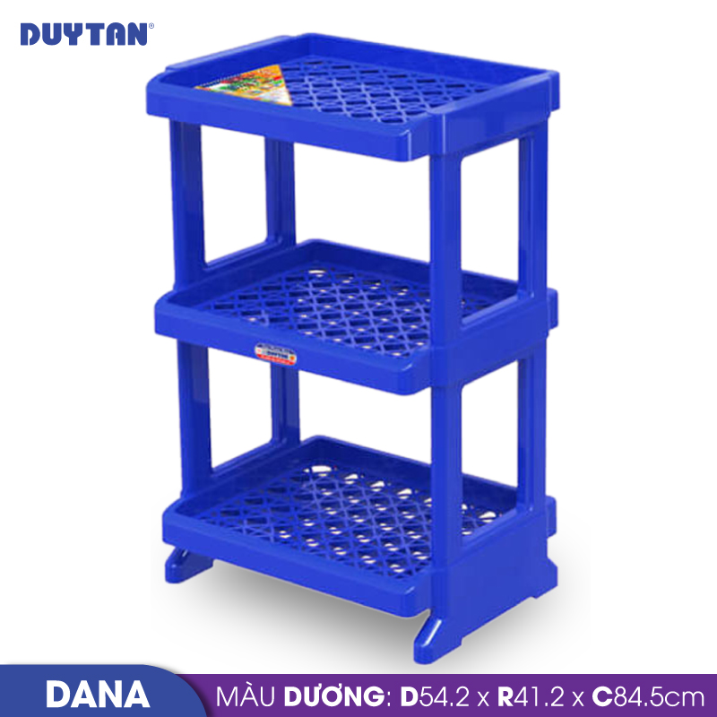 Kệ Dana nhựa Duy Tân 3 tầng (54,2 x 41,2 x 84,5 cm) - 08463 - Hàng chính hãng