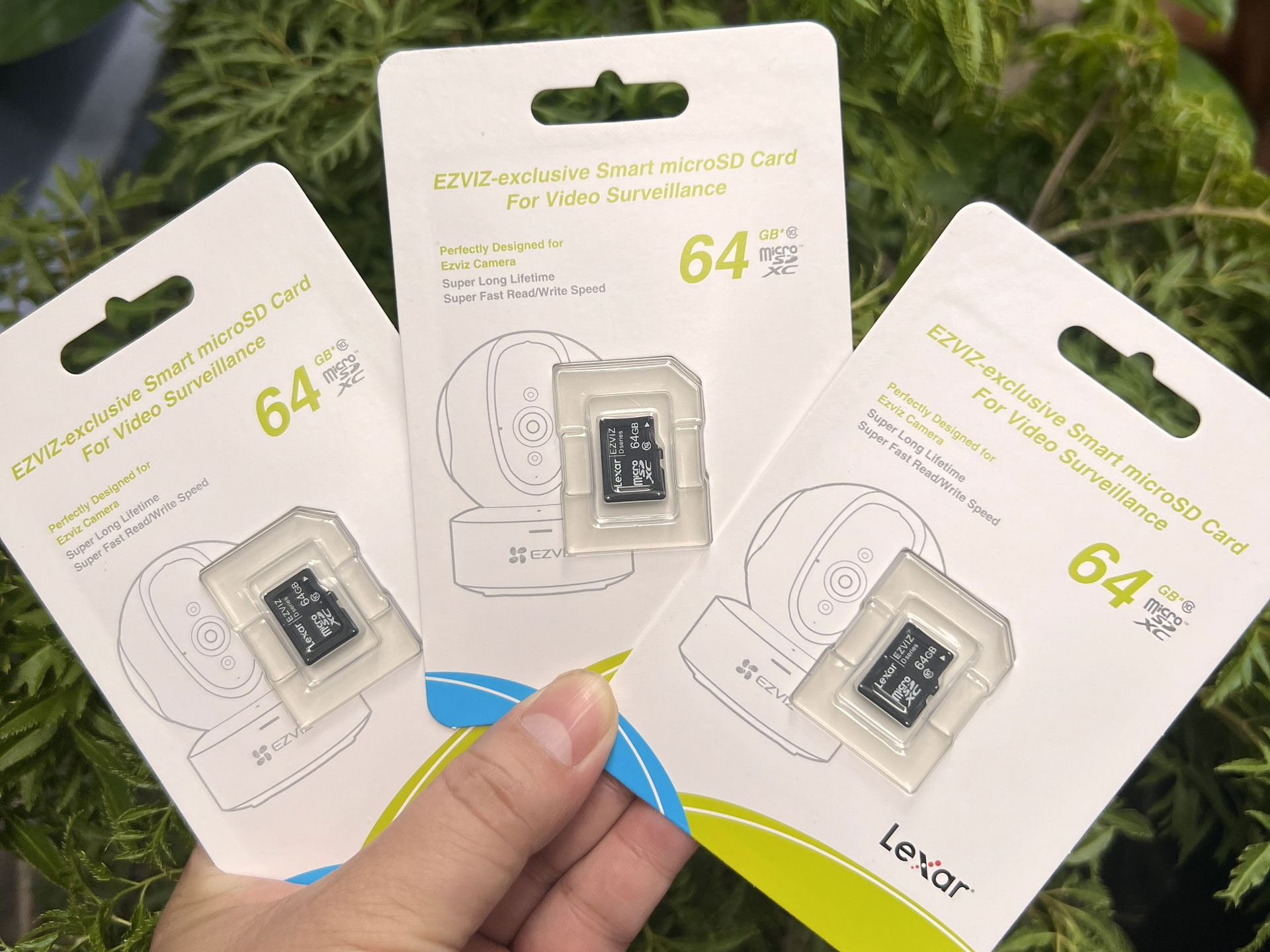 THẺ NHỚ LEXAR 64GB MICRO SDXC EZVIZ D SERIES CLASS 10 - HÀNG CHÍNH HÃNG