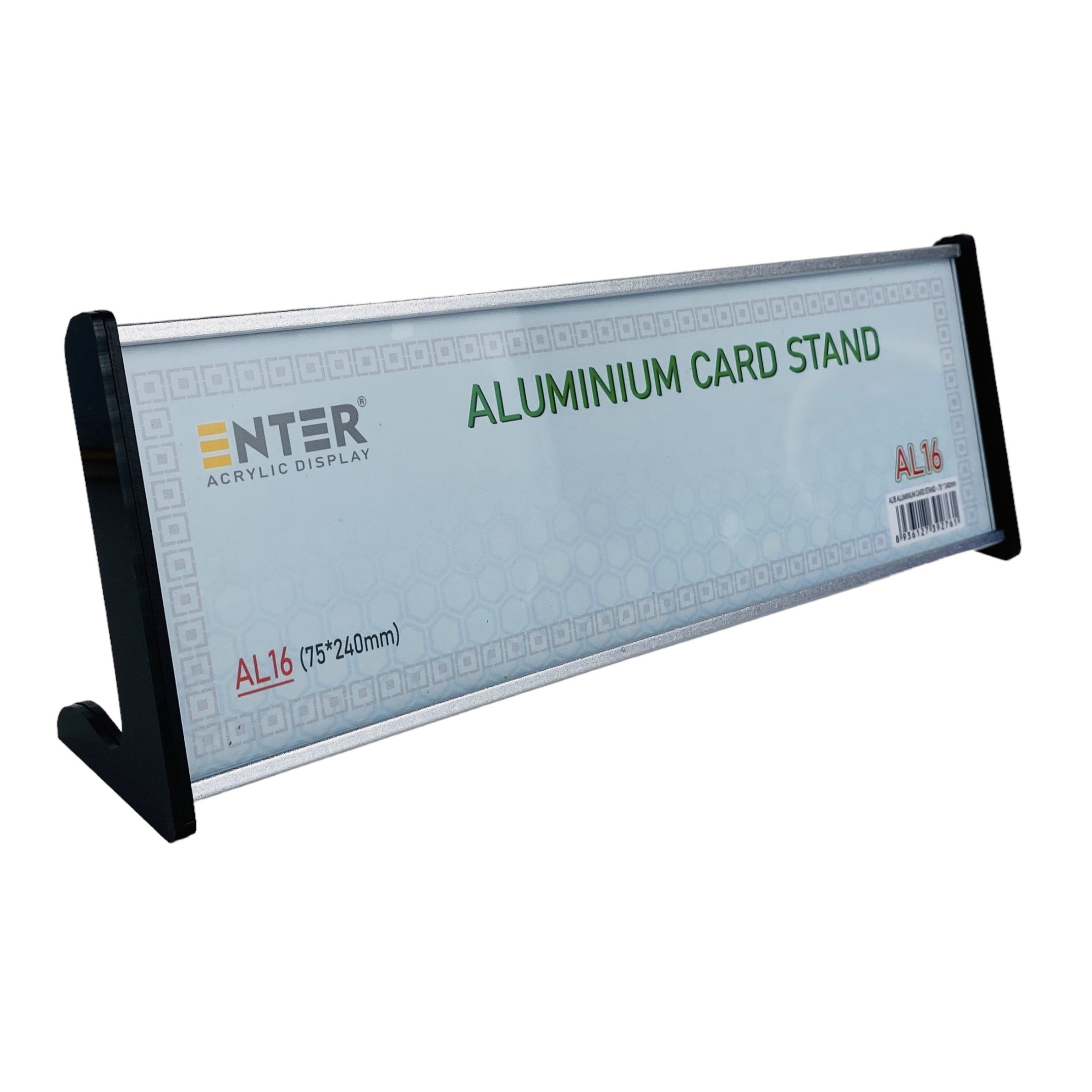 Kệ nhôm chức vụ 1 mặt Enter AL16 75x240mm