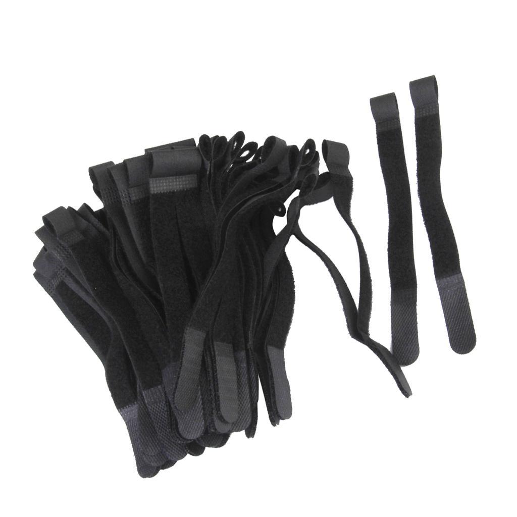 80Pcs Nylon Organizers, Reusable And Adjustable Cable Cord Ties Perfect for Fastening Wires & Organizing Cords | Black
