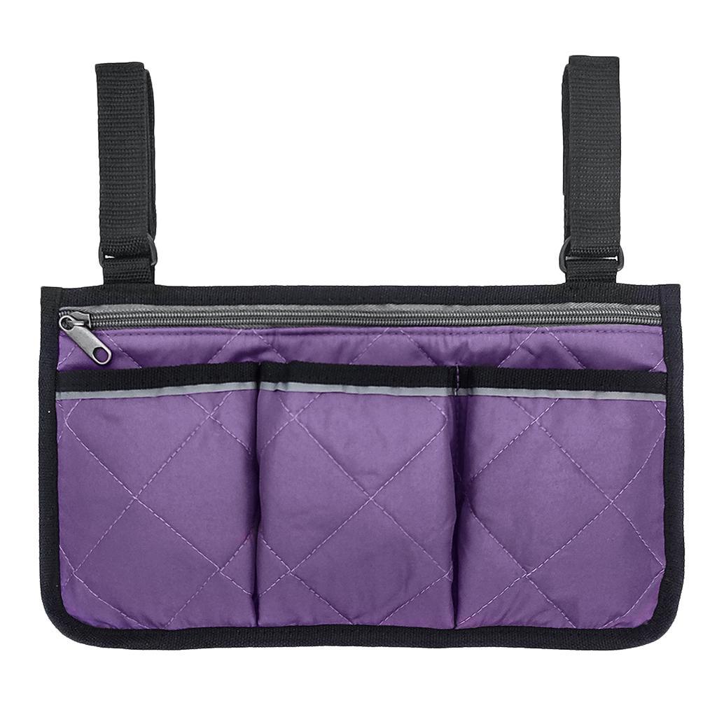 2Pcs Universal Wheelchair Storage Organizer Holder