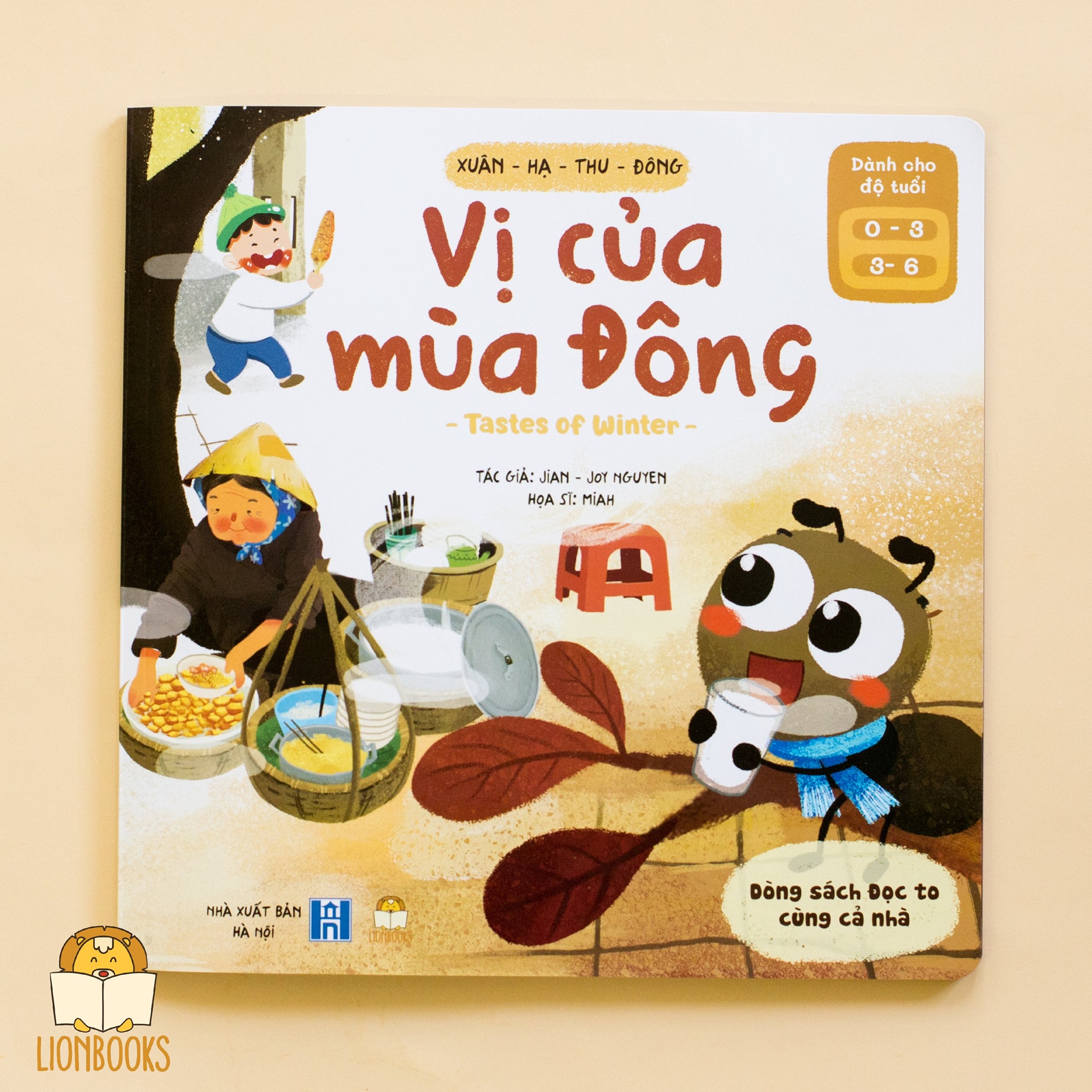 Set 4 Cuốn Xuân Hạ Thu Đông - Sách Truyện Song Ngữ Dạy Trẻ Về 4 Mùa &amp; 4 Giác Quan (Cho Bé 0-3-6 tuổi )