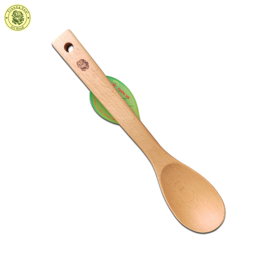 Muỗng Múc Canh Rau Có Đế Chân - Vá Gỗ TS03 - Đồ Gỗ Nhà Bếp Thương Hiệu Trường Sơn