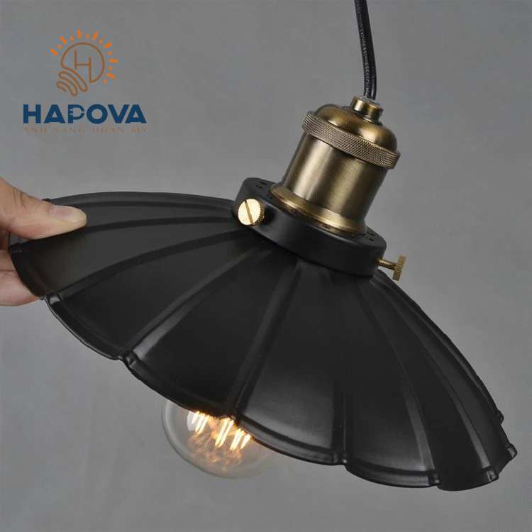 Đèn thả trần trang trí nhà quán cà phê HAPOVA HELGA 5055 + Kèm bóng Edison
