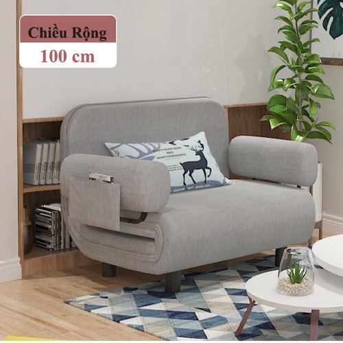 [FREESHIP + TẶNG GỐI] Ghế Sofa Giường Thông Minh Cao Cấp Sang Trọng, Giường Sofa 2 Trong 1 Đa Năng Với 5 Mức Điều Chỉnh Lưng Ghế Có Khóa Kéo Dễ Dàng Tháo Vệ Sinh