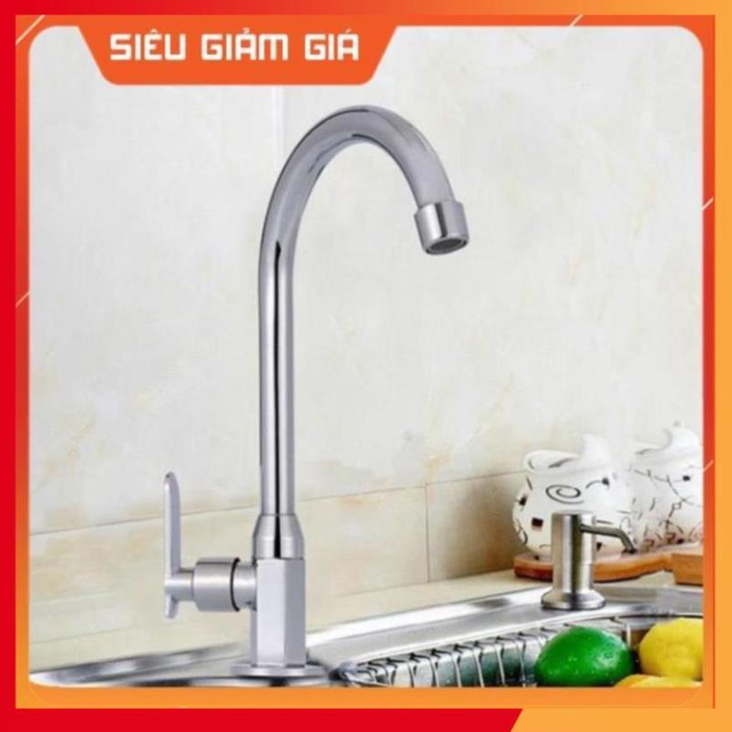 Vòi nước bằng inox 304 thiết kế hiện đại dành cho bồn rửa chén 206806