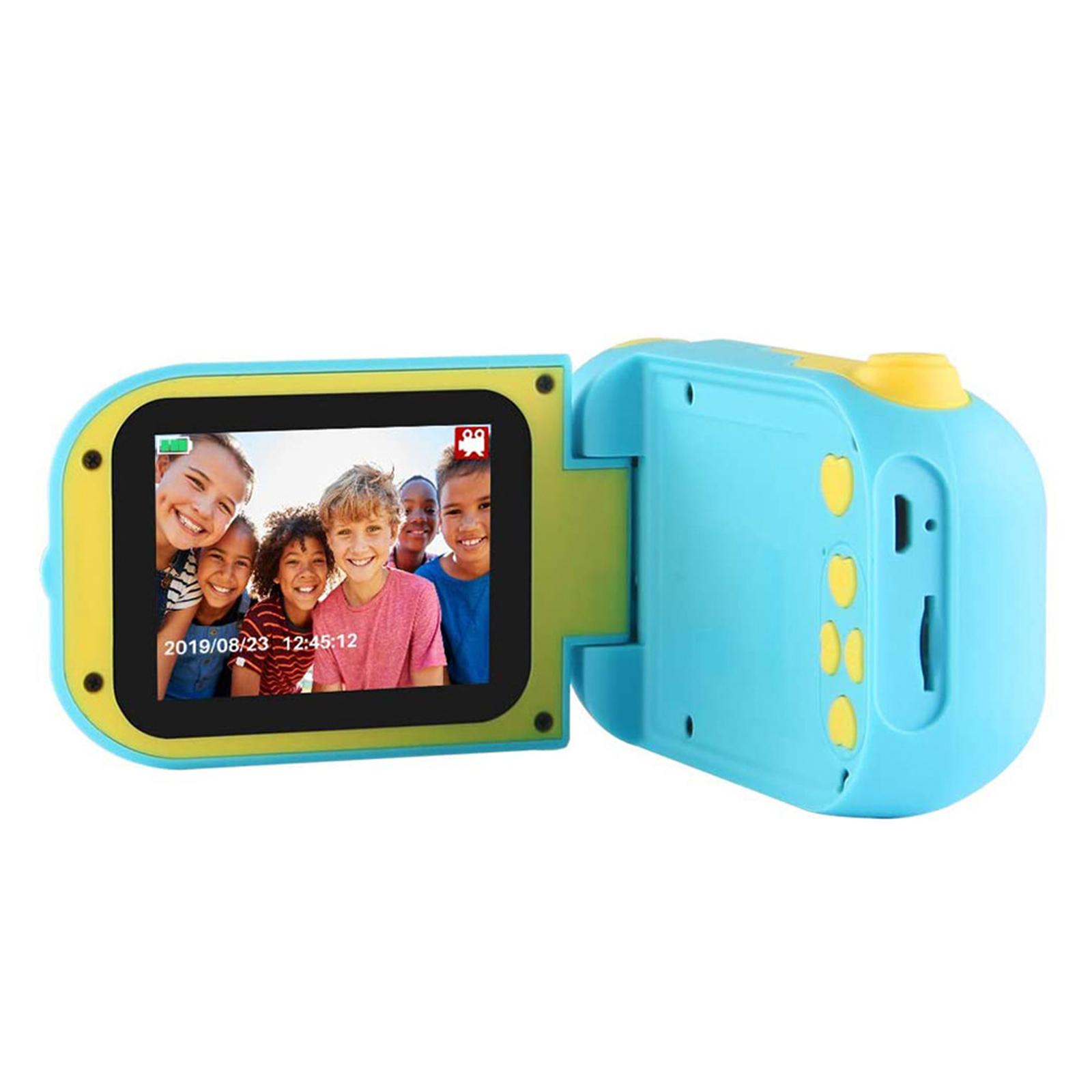 Kids Camera with 2 Inch LED Screen1080P Toy Portable Rechargeable Children FHD Digital Camera Camcorder for Girls Boys Birthday Support 32GB SD Card