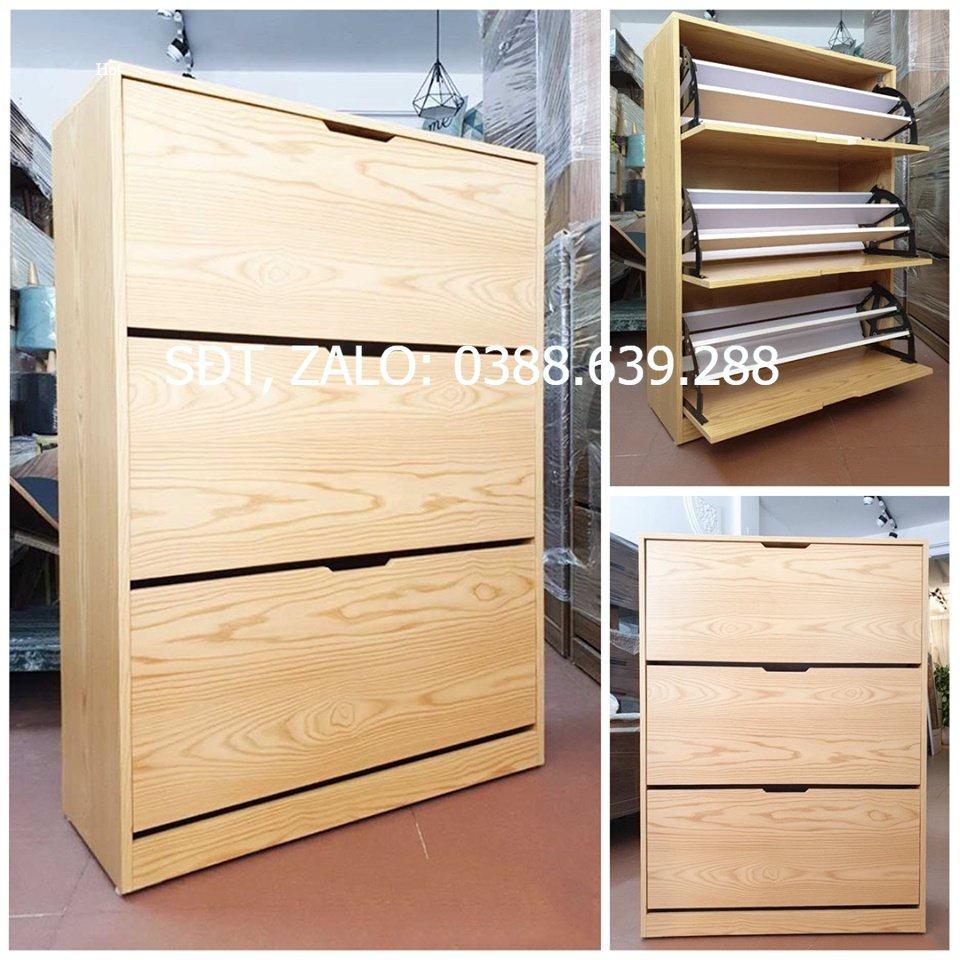 Tủ giày dép 9 tầng Rộng 80 x Cao 120 x Sâu 30cm