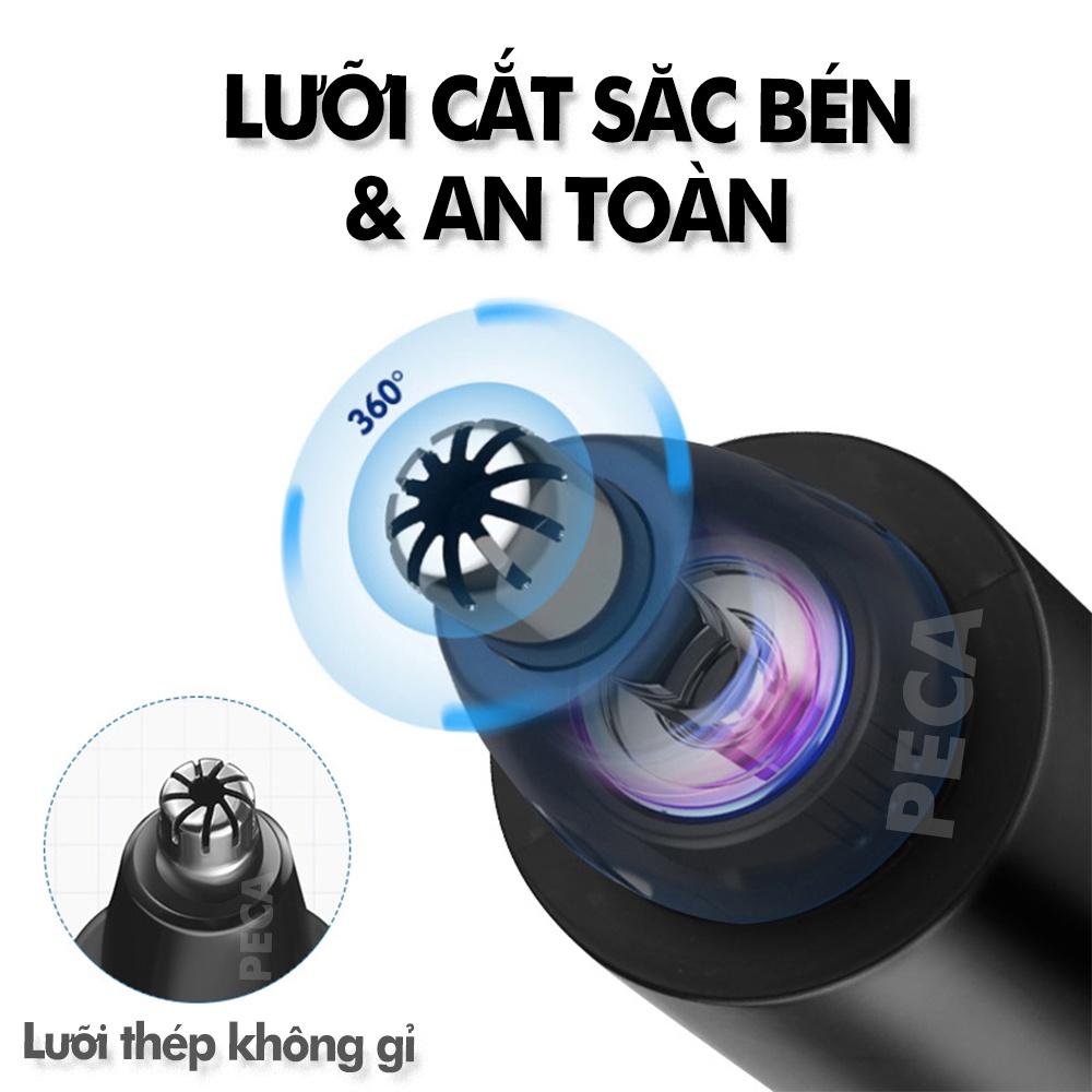 Máy tỉa lông mũi chuyên nghiệp Kemei KM-X4 dùng sạc USB tiện lợi, thiết kế nhỏ gọn dễ sử dụng