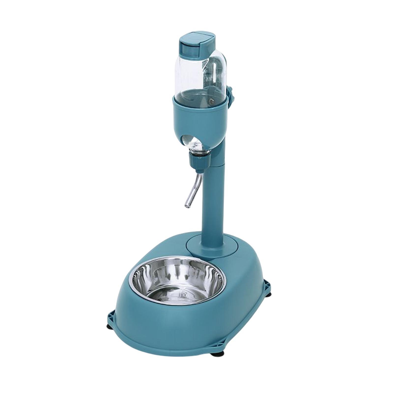 Pet Automatic Water Drinker, Dog Cat Feeder Waterer Puppy Adjustable Dog Bowl Food Dispenser Drinking Bowl Feeder