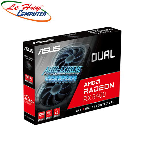 Card màn hình Asus DUAL-RX 6400 4G -- Hàng Chính Hãng