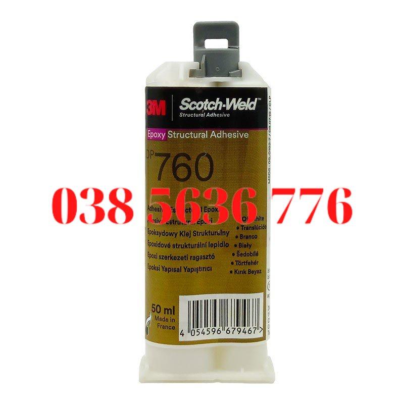 3M DP760, Keo Epoxy Kết Cấu Nhựa Chịu Nhiệt Độ Cao 230, Dán Thép, Nhôm, Đồng, Thủy Tinh, Nhựa, Kim Loại