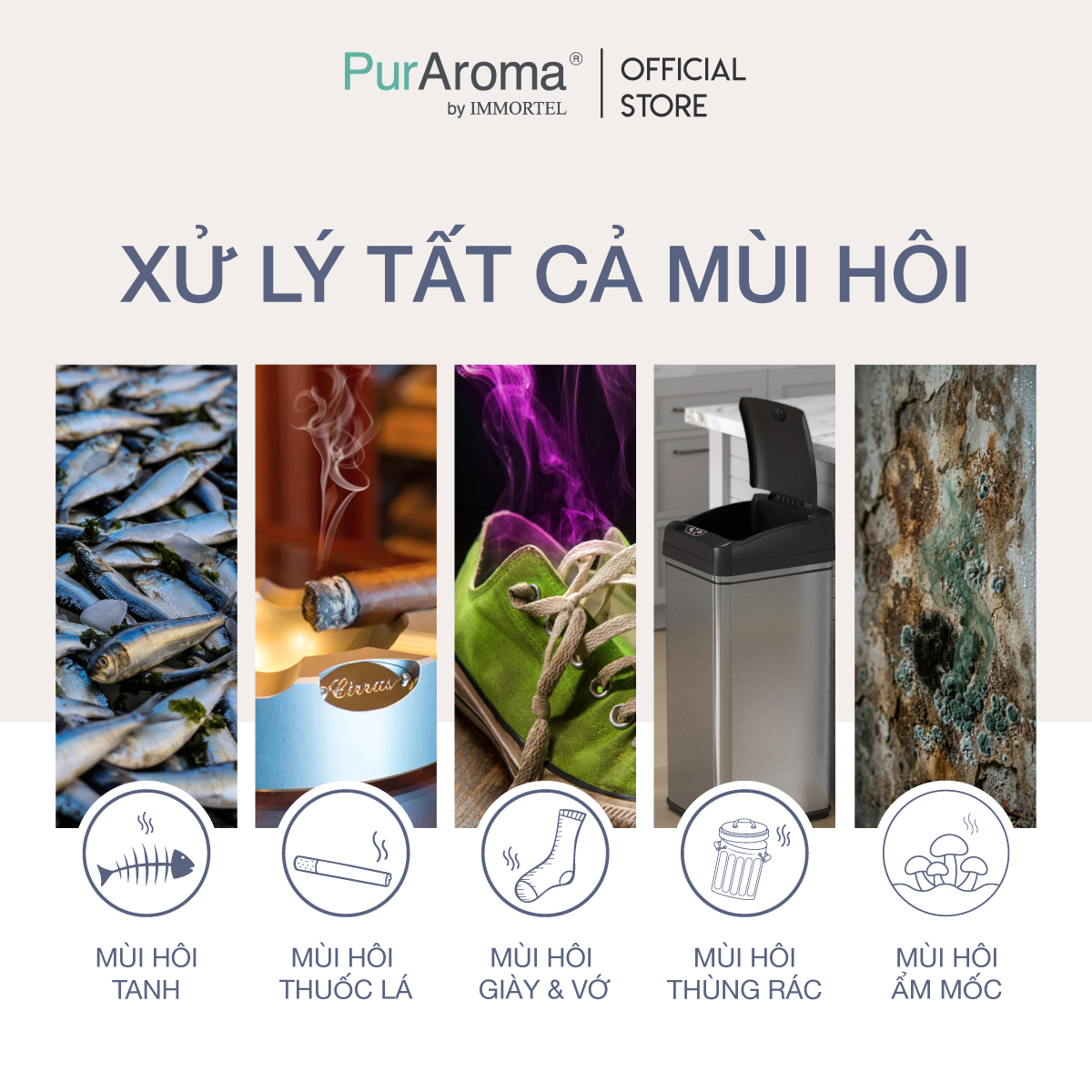 Chai Xịt Khử Mùi Đa Năng ODOR Eliminator 300 mL - Chính Hãng Pháp