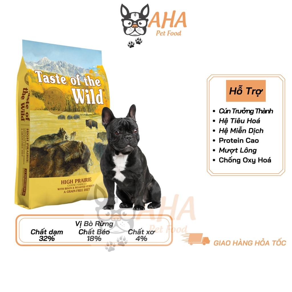 Thức Ăn Cho Chó Bull Pháp Taste Of The Wild 2kg - High Praire Bò Rừng, Nai, Trái Cây Rau Củ Quả