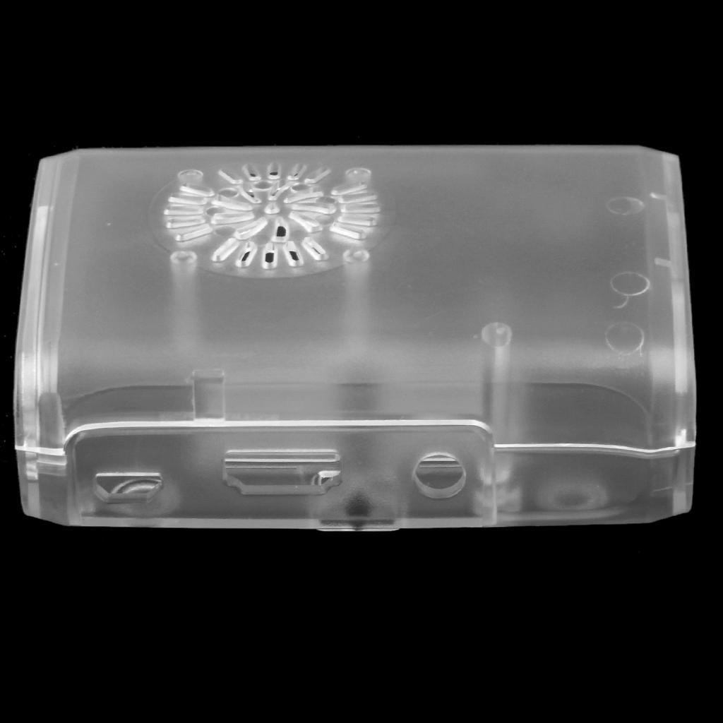 Clear Enclosure Case Shell Cover Box Support Fan For Raspberry Pi 2 Model B+