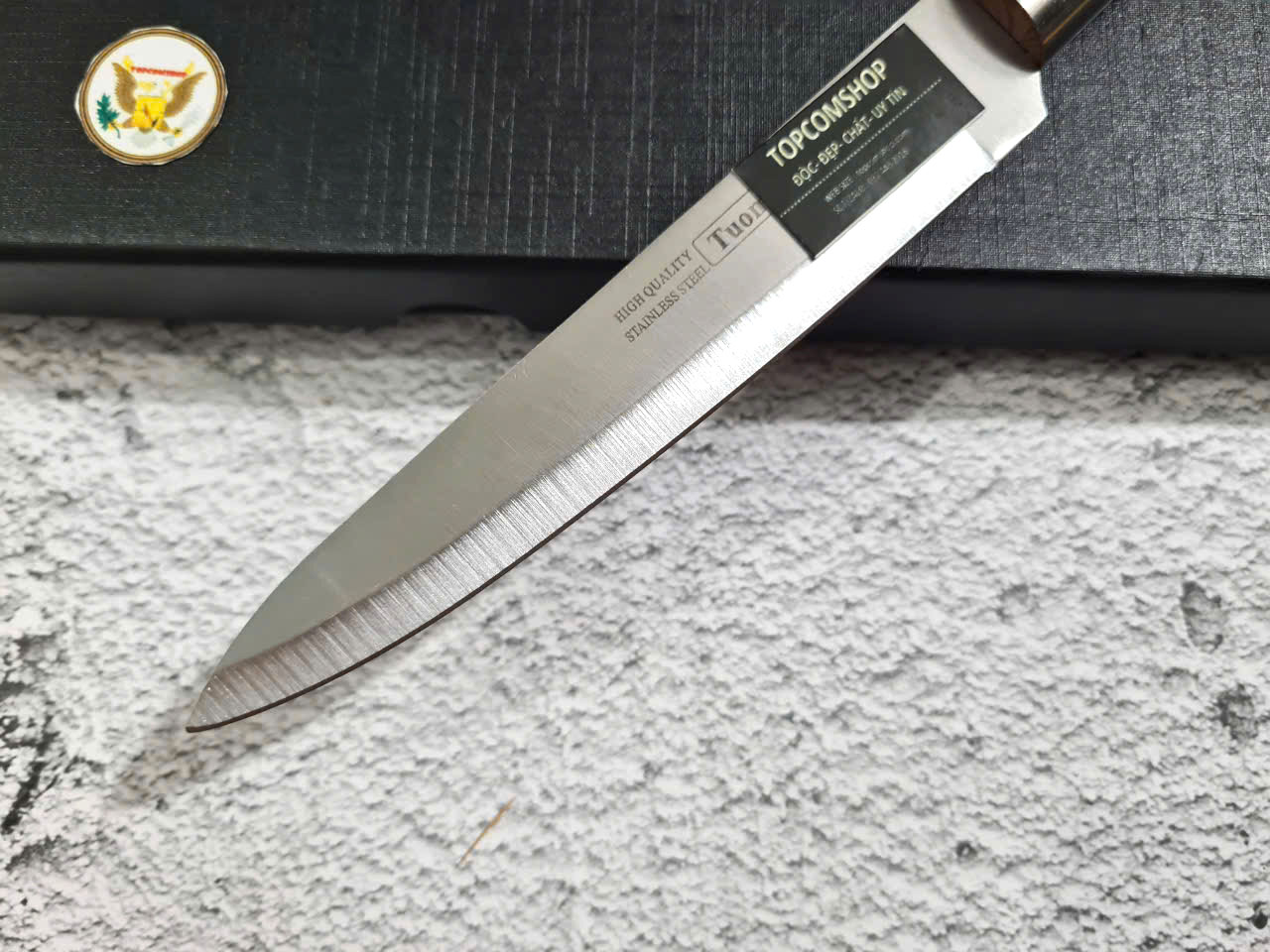 DAO BẾP ĐA NĂNG CẮT, GỌT RAU CỦ QUẢ MÃ DT166 ĐỘC 6996 topcomshop vn