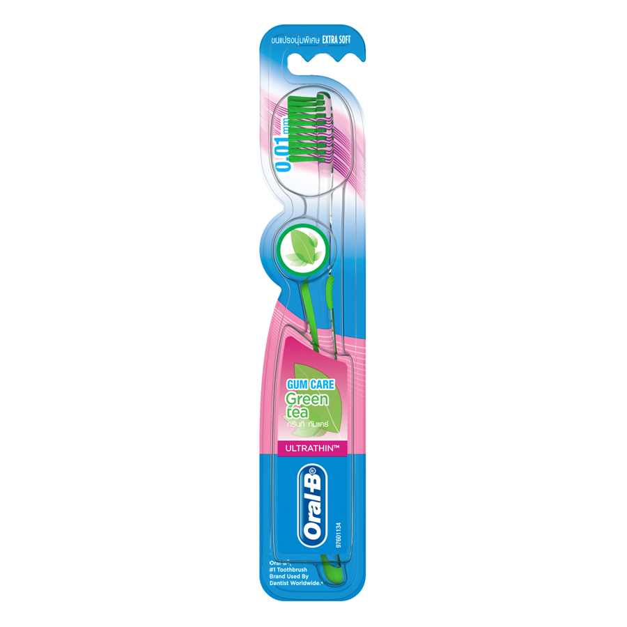 Vỉ 1 Bàn Chải Oral-B Tinh Chất Trà Xanh