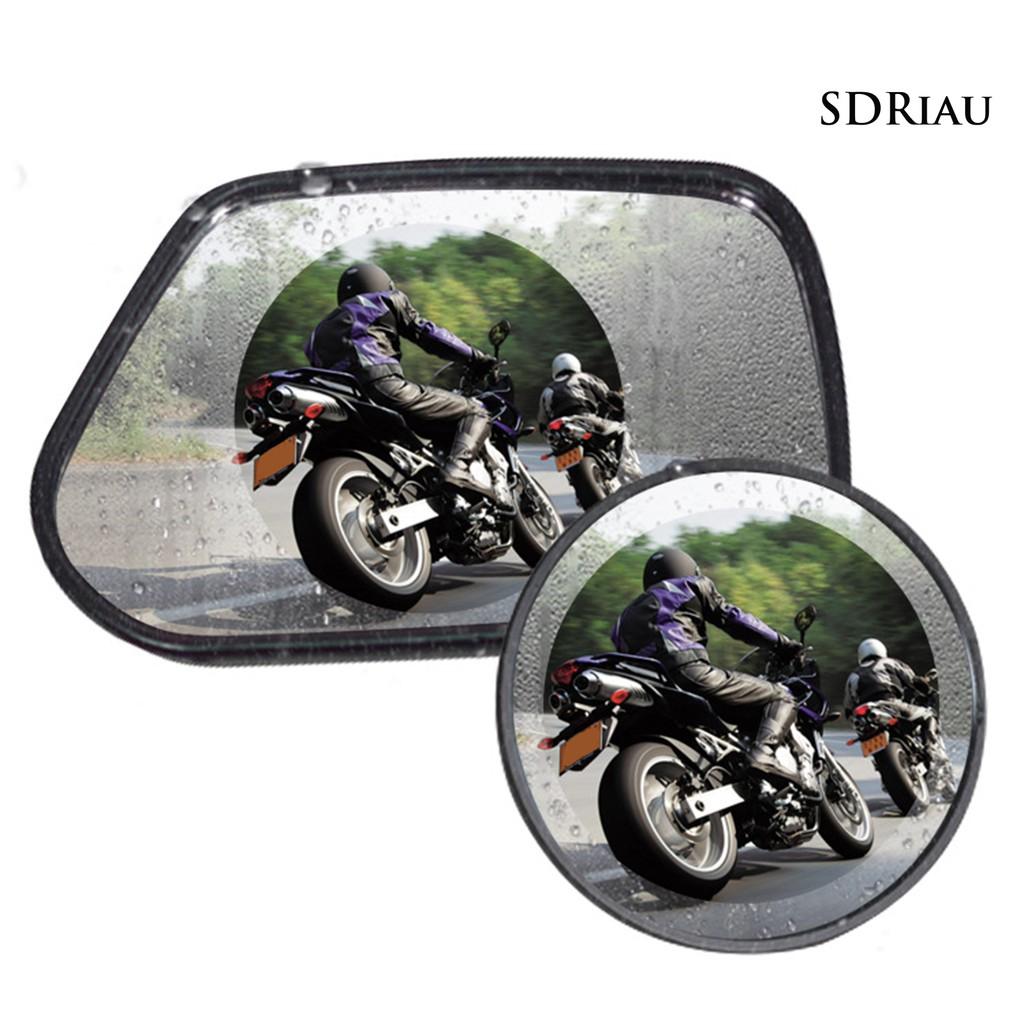 Set 2 Miếng Dán Kính Chiếu Hậu Xe Hơi Chống Nước Và Sương Mù Tiện Dụng
