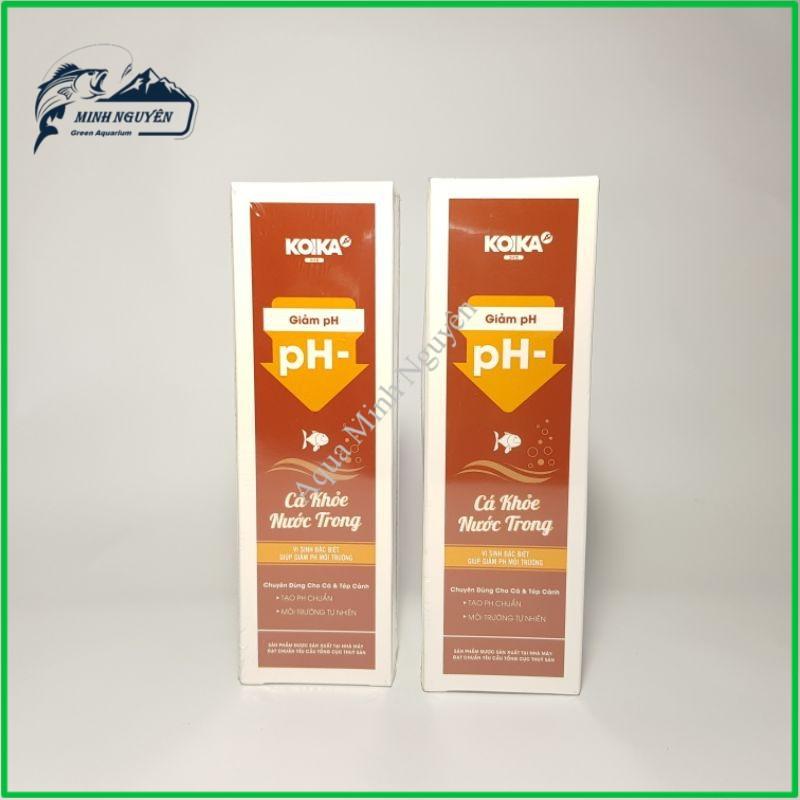 VI SINH KOIKA PH- KOIKA GIẢM PH CHO BỂ CÁ CẢNH HỒ CÁ CẢNH TÉP CẢNH CAO CẤP
