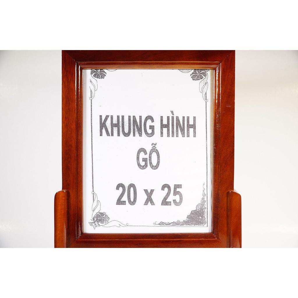 Khung hình thờ cúng đơn gỗ vẽ sen nổi thủ công mặt kính cao cấp - Nhiều cỡ