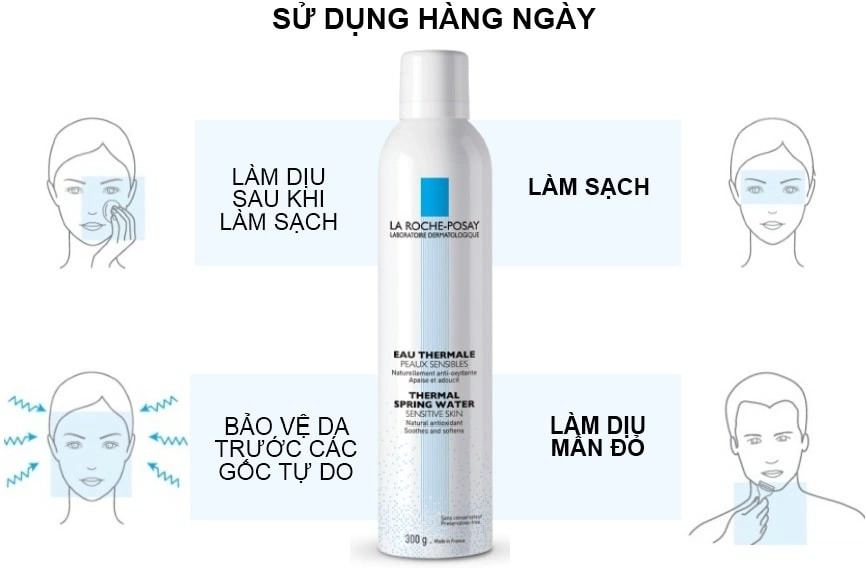 Nước khoáng giúp làm sạch và dịu da La RochePosay 150ml