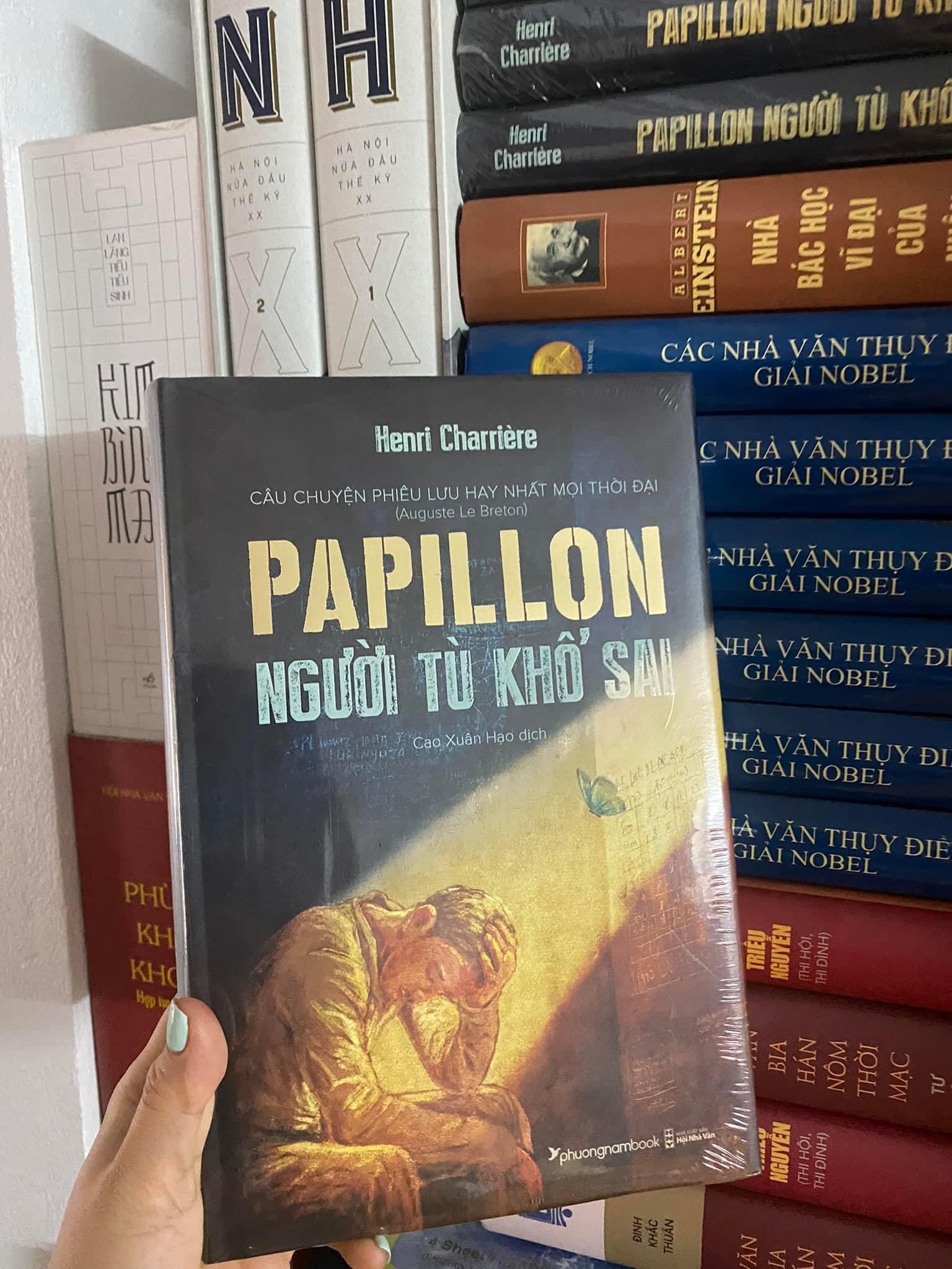 BÌA CỨNG - PAPPILON NGƯỜI TÙ KHỔ SAI - Henri Charrière - TÁC PHẨM KINH ĐIỂN 