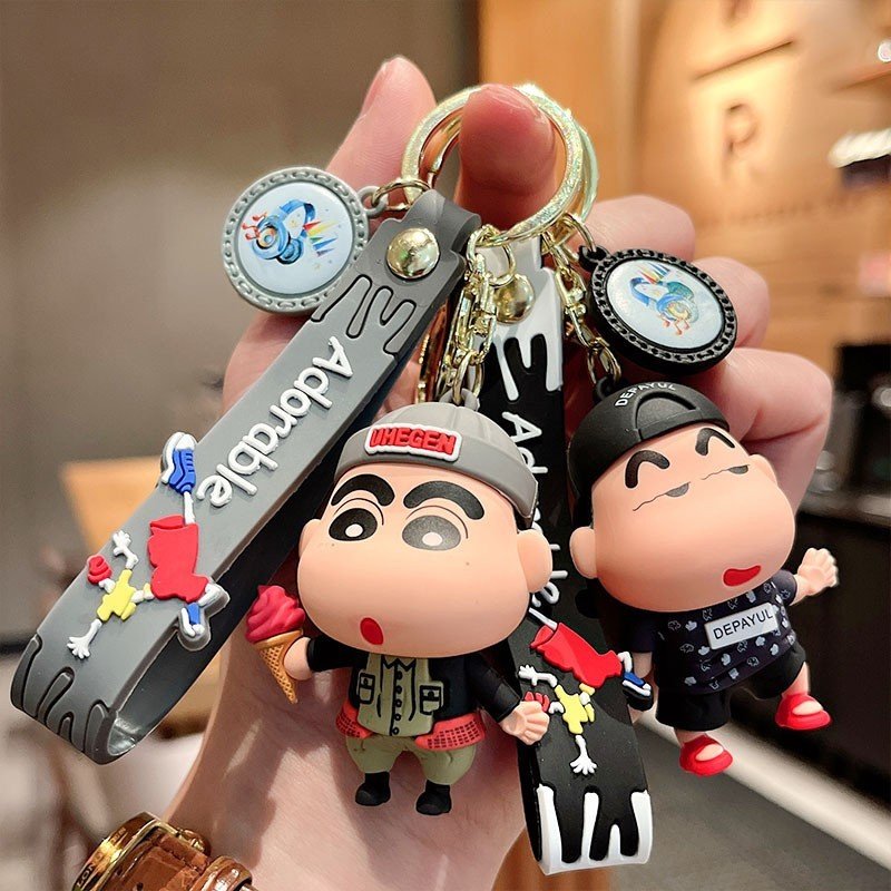Móc Treo Chìa Khoá Shin Cậu Bé Bút Chì. Móc chìa khoá xe máy, ô tô cute