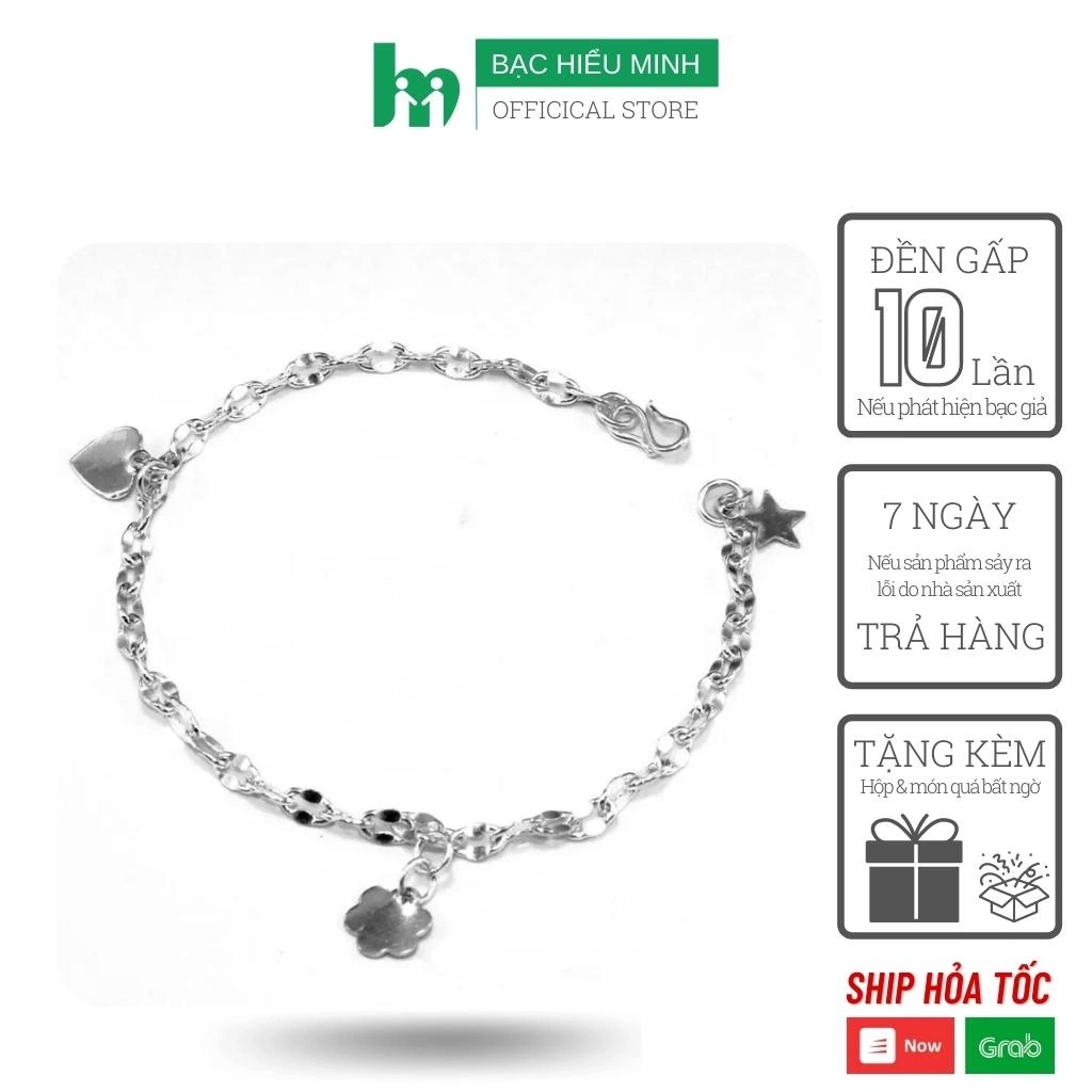 Lắc Tay Nữ Bạc Hiểu Minh LTU015