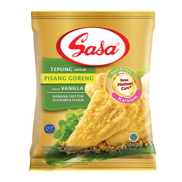 BỘT CHIÊN CHUỐI VỊ VANI SASA 210G - NHẬP KHẨU INDONESIA