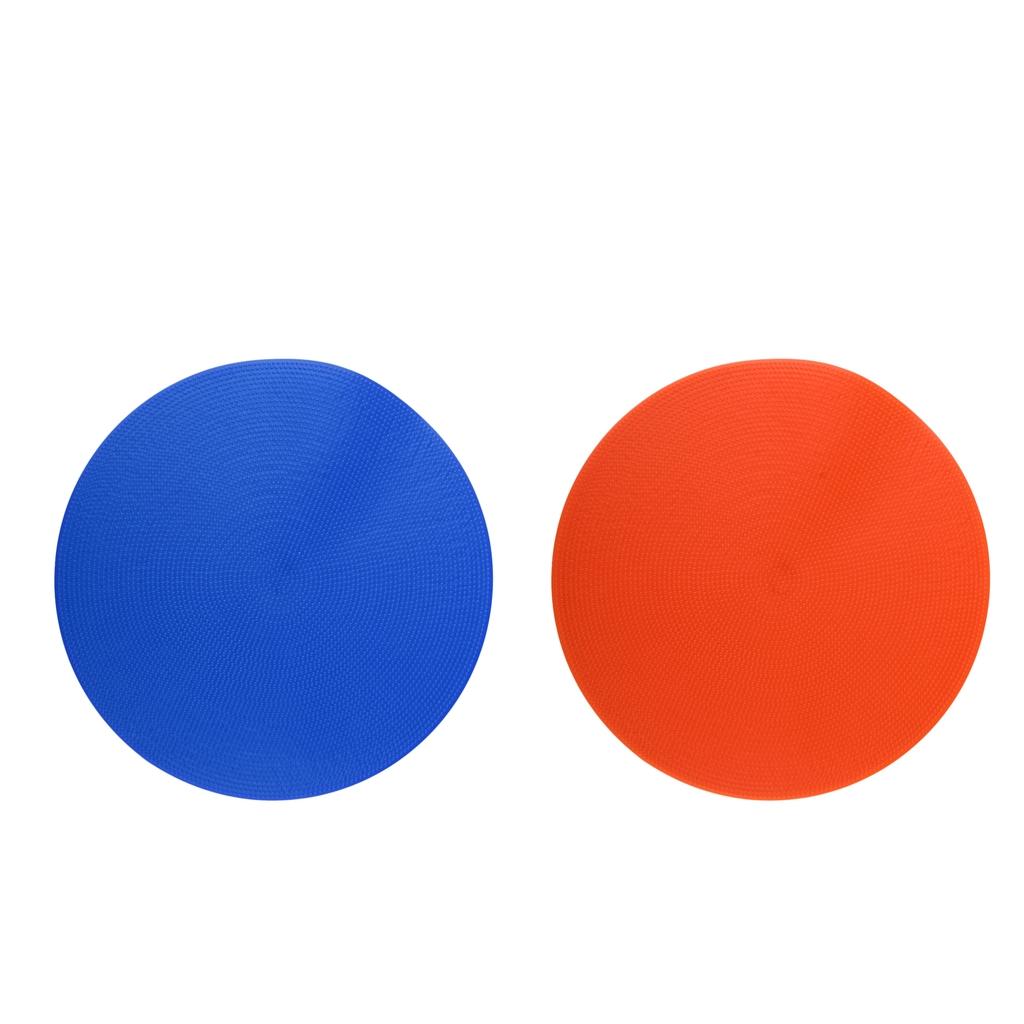 2pc Flat Disc Sports Spot Markers 9in Diameter Wear-resistant Circles Soccer