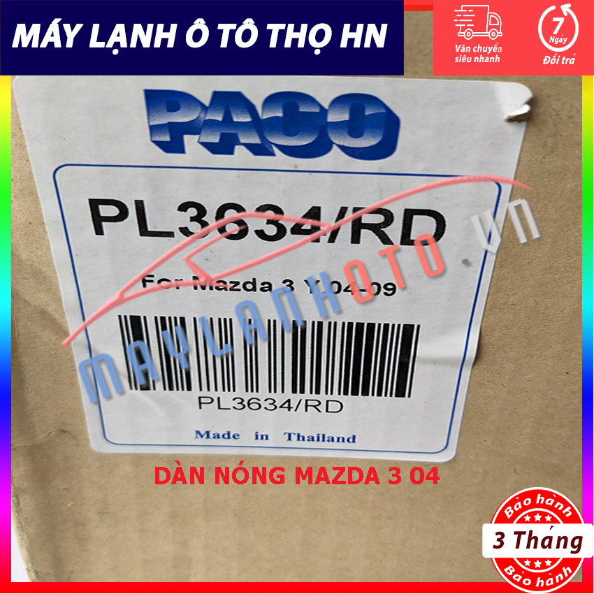 Dàn  nóng Mazda 3 đời 2006 Hàng xịn Thái Lan