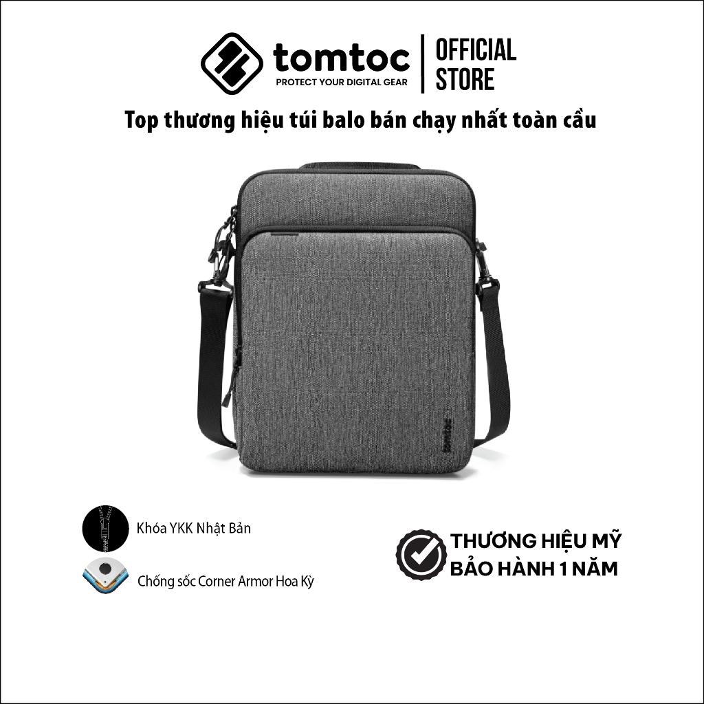 Túi xách chống sốc TOMTOC (USA) 360° Protection Premium Gray cho Macbook Pro/Air 13 inch, 14 inch