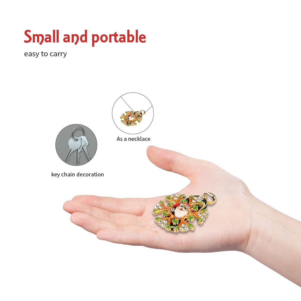 Đĩa USB 2.0 phong cách Giáng sinh sáng tạo, Truyền tốc độ cao Crystal Snowflakes