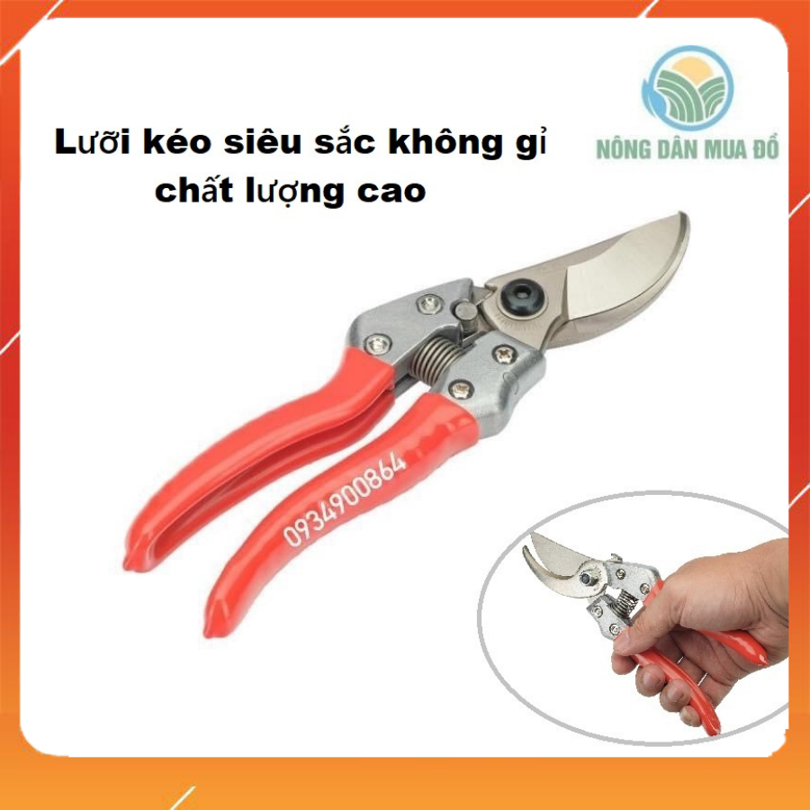 Kéo cắt tỉa cành cây S-880 Hàn Quốc, tỉa bonsai lưỡi cắt siêu sắc, độ bền vượt trội