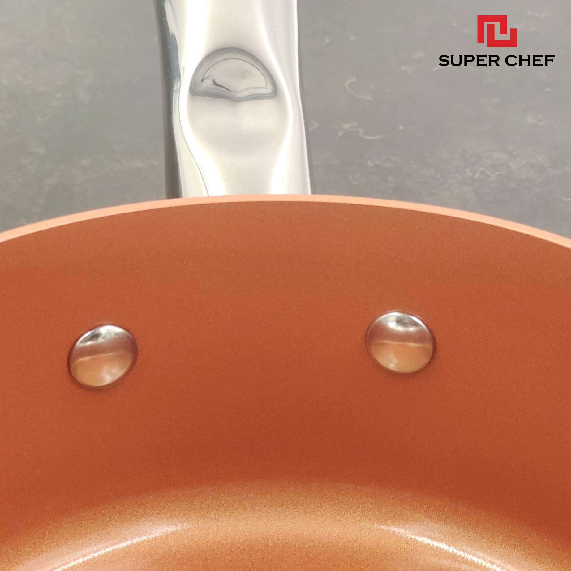 Bộ Chảo Nồi Nấu Cháo Cho Bé Super Chef Công Nghệ Ceramic An Toàn Sức Khỏe, Chống Dính Tốt, Siêu Bền Bỉ Không Bị Bong Tróc, Hạn Chế Trầy Xước Dùng Cho Bếp Gas, Hồng Ngoại