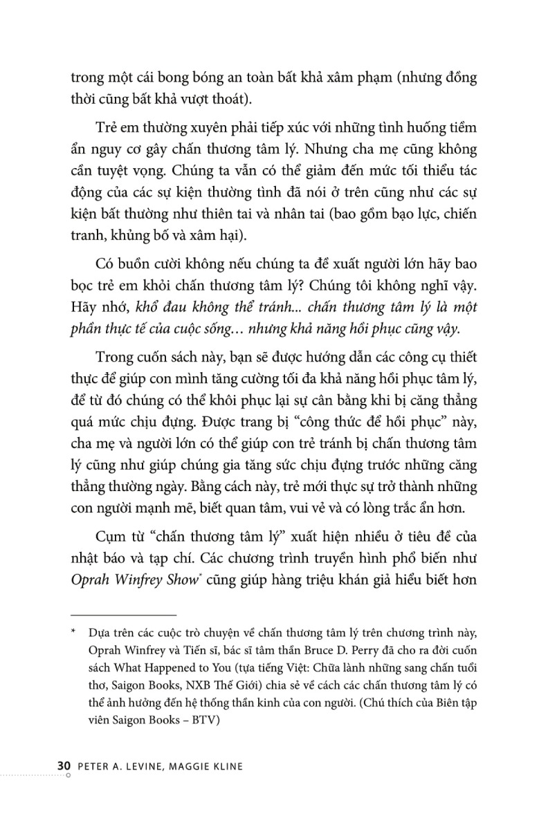 Bảo Vệ Trẻ Trước Chấn Thương Tâm Lý_SGB