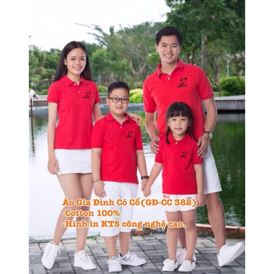 {full size} Áo thun có cổ , áo phong có cổ nam nữ,áo thun gia đình